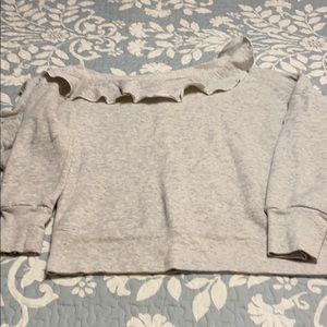 Lou & Grey off shouldered sweatshirt